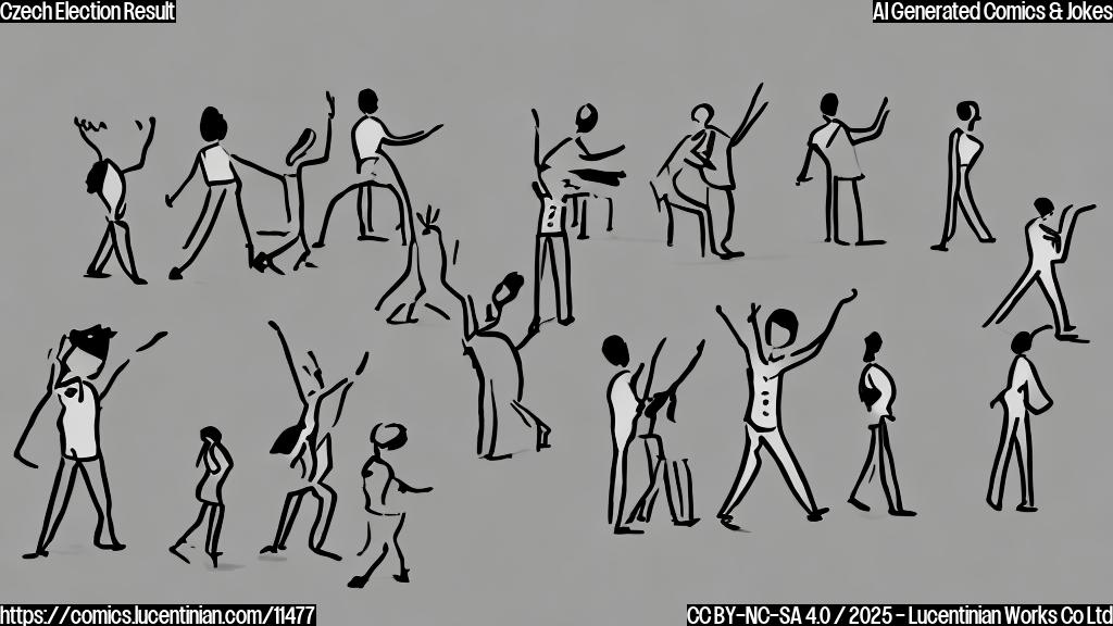 A simple cartoon image of a hand reaching out to help a slightly smaller group of figures stand up. The scene is set against a plain, light gray background. The figures are generic and lack distinct features, and the style is minimalistic and clean.