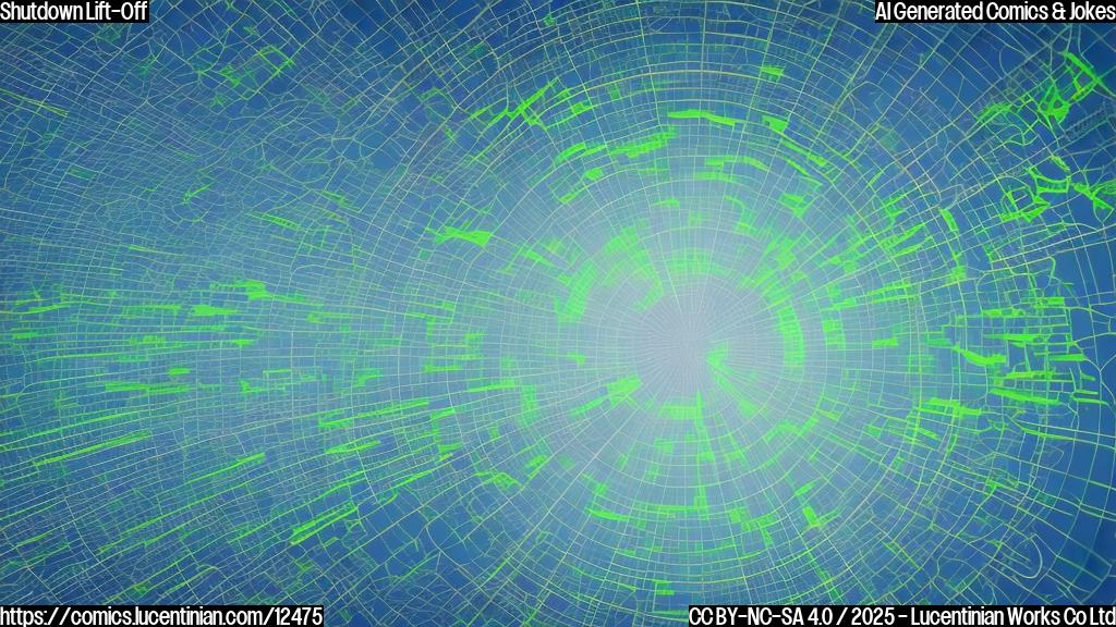 Cartoon style image of a green line representing the stock market graph skyrocketing upwards like a rocket after a long period of flatness. The background is a plain light blue.