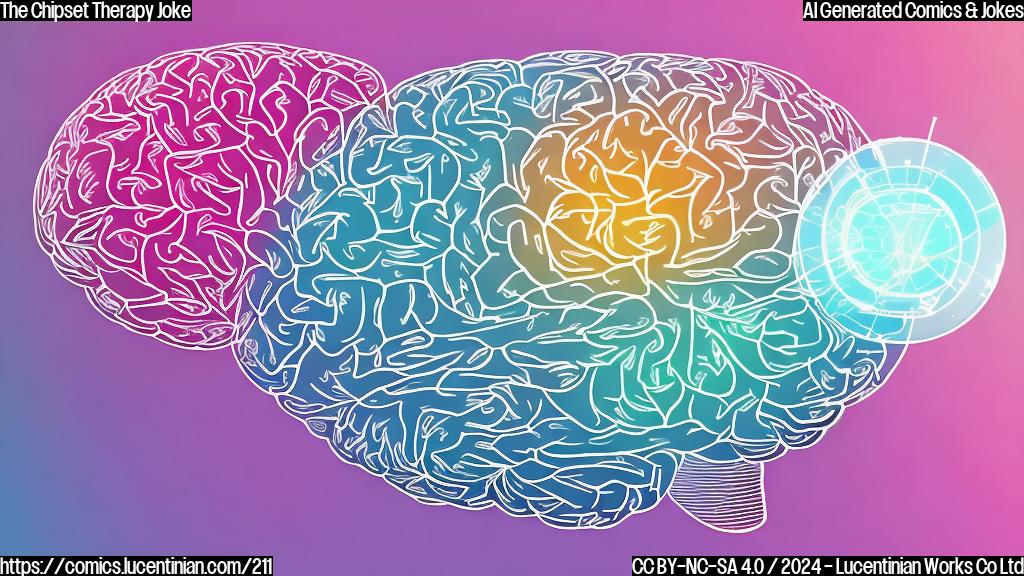 A cartoon-style image of a smartphone with a brain inside, surrounded by thought bubbles and emotion symbols, with a tablet or laptop in the background displaying AI agent interfaces. The smartphone's brain is shown with a worried expression, but after upgrading to the new chipset, it's smiling with a hint of digital happiness, as if it's finally "processing" its emotions.