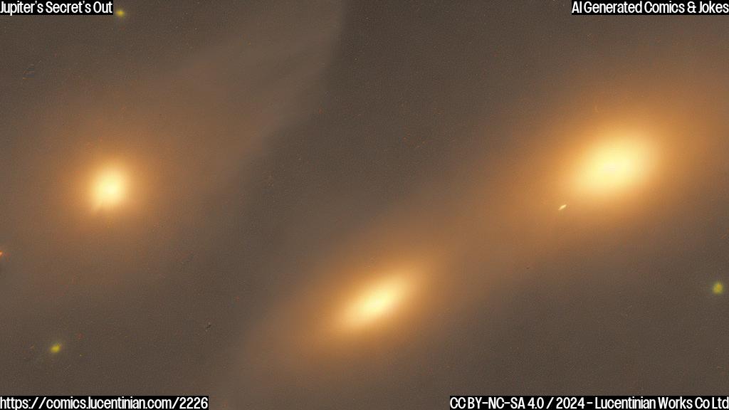 a barren, rocky surface with a faint ring system in the distance, surrounded by a halo of gas and dust, with a hint of volcanic activity