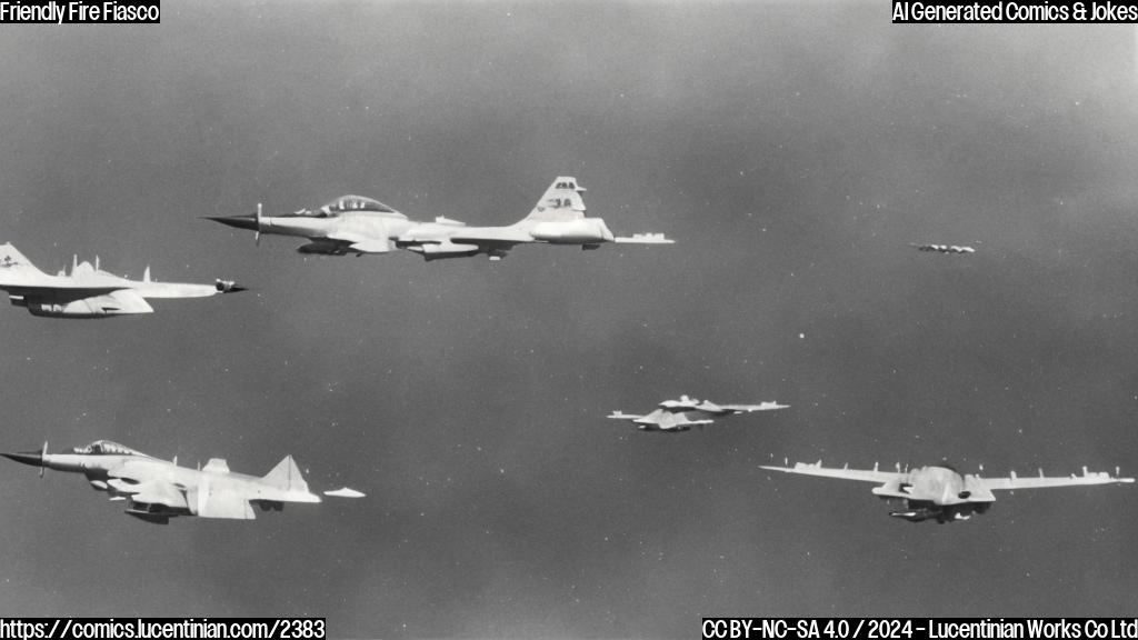 a group of two pilots flying fighter jets in opposite directions, with one jet slightly above the other, both with radar screens displaying unclear images of each other's aircraft