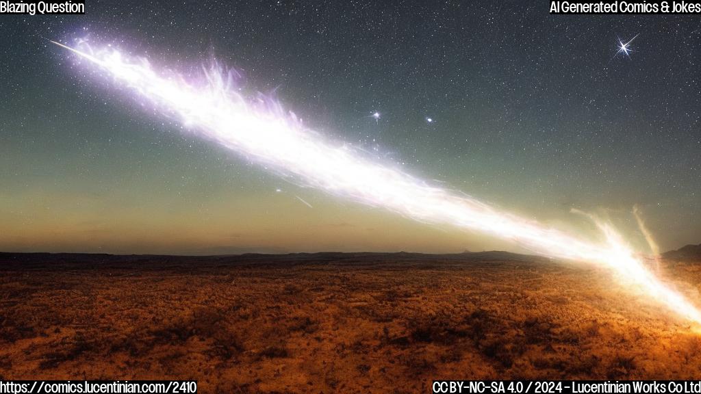 A fiery burst of light shot across a dark night sky, leaving many wondering if it was an astronomical phenomenon. A mysterious glowing object suddenly appeared in the air, and then vanished, with some thinking it might be a meteor or shooting star.