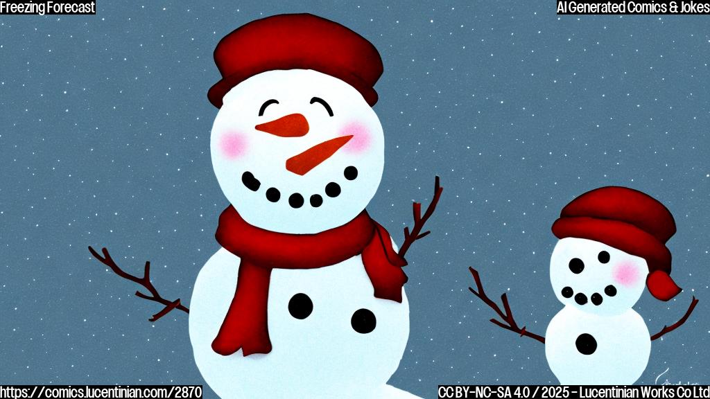 A simple cartoon of a snowman wearing a business suit and tie, smiling, in a plain white background.