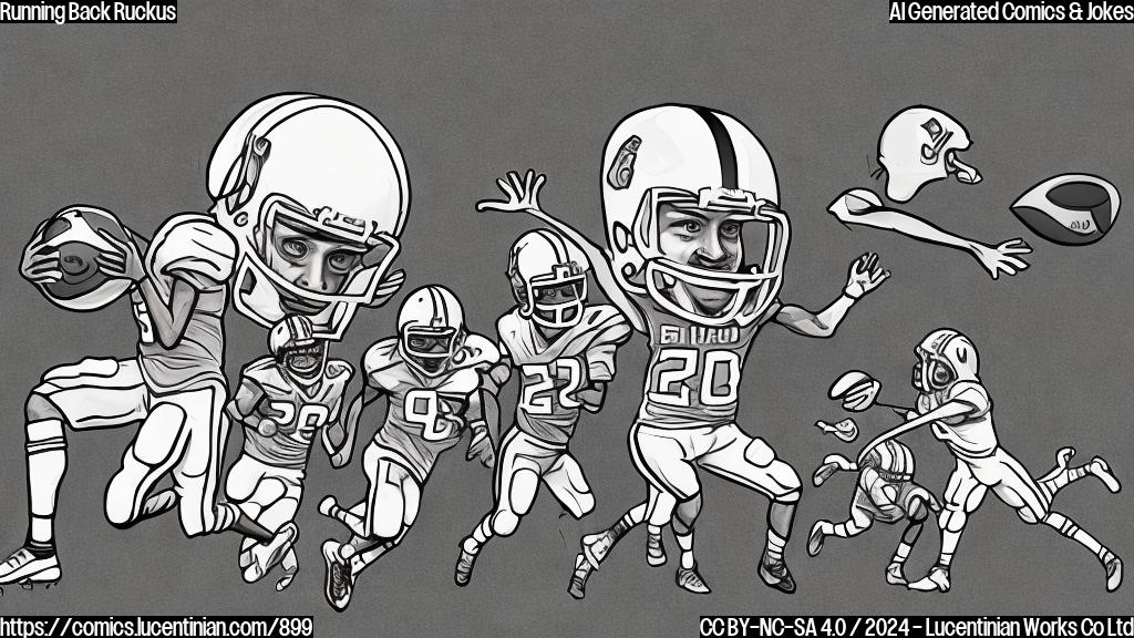 Draw a plain color cartoon style picture of a football player holding a contract, with a "sacked" look on their face.